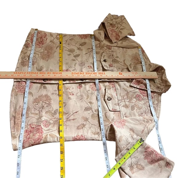 By JJ Floral Button Up Trendy Lightweight Jacket with Pockets Size M - Picture 3 of 11